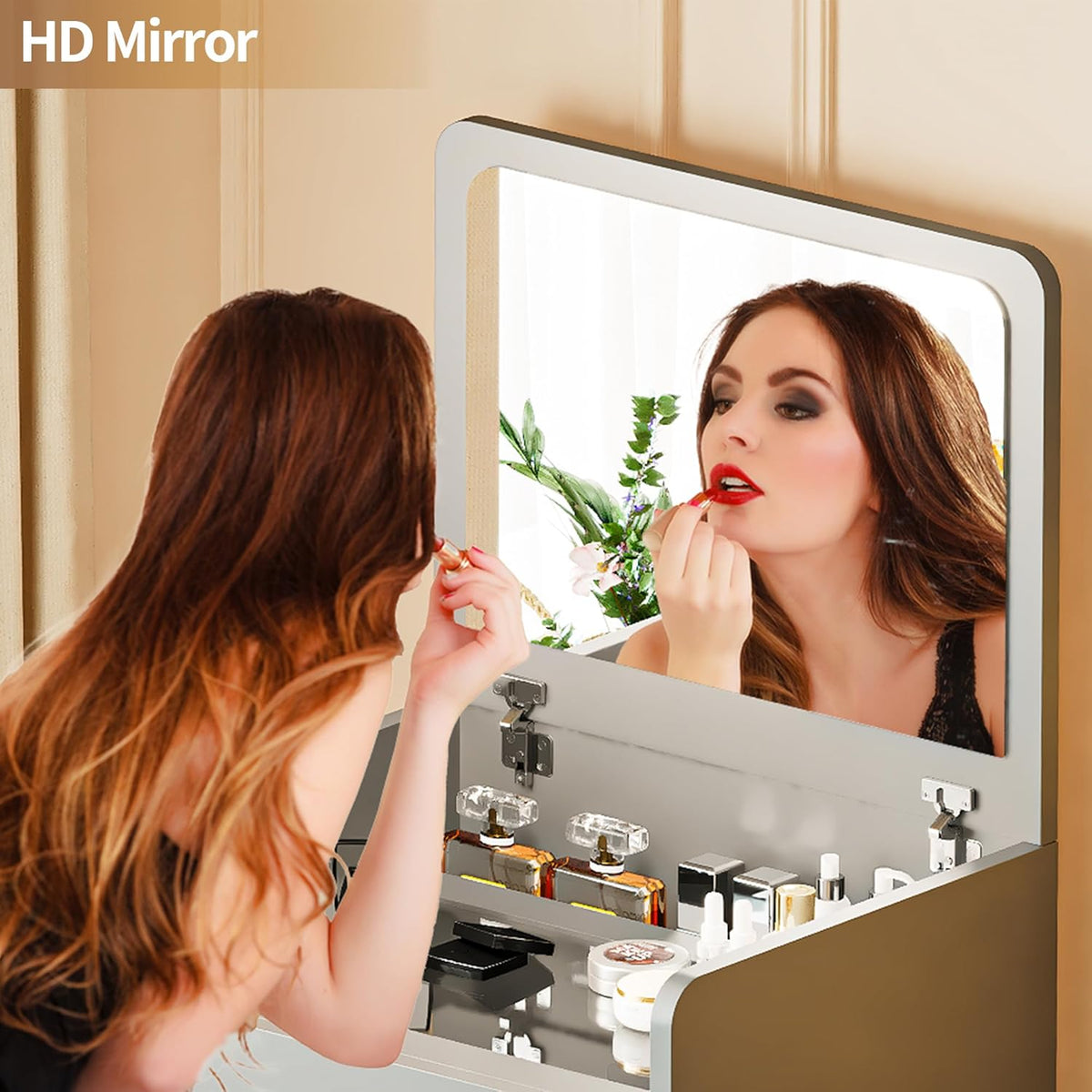 Elegant Vanity with Mirror