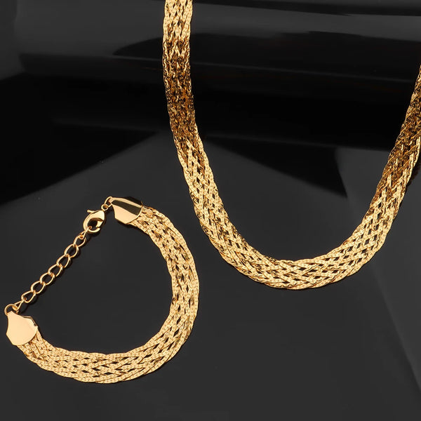 Elegant Hollow Jewelry Set