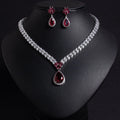 Elegant Teardrop Necklace Set