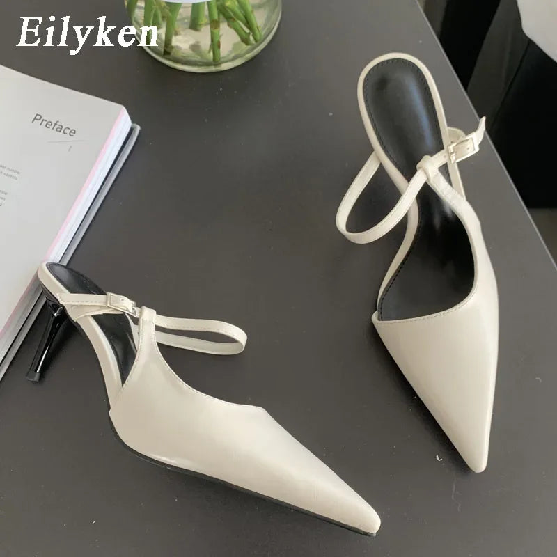 Elegant High Heel Mules