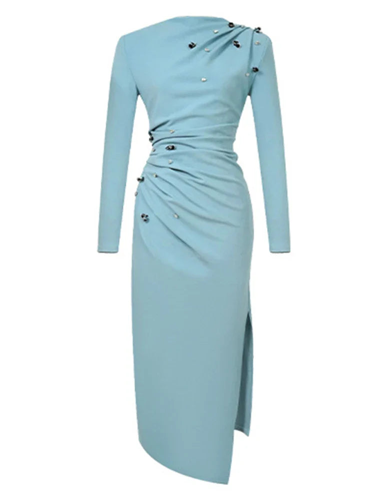 Elegant Sparkle Midi Dress