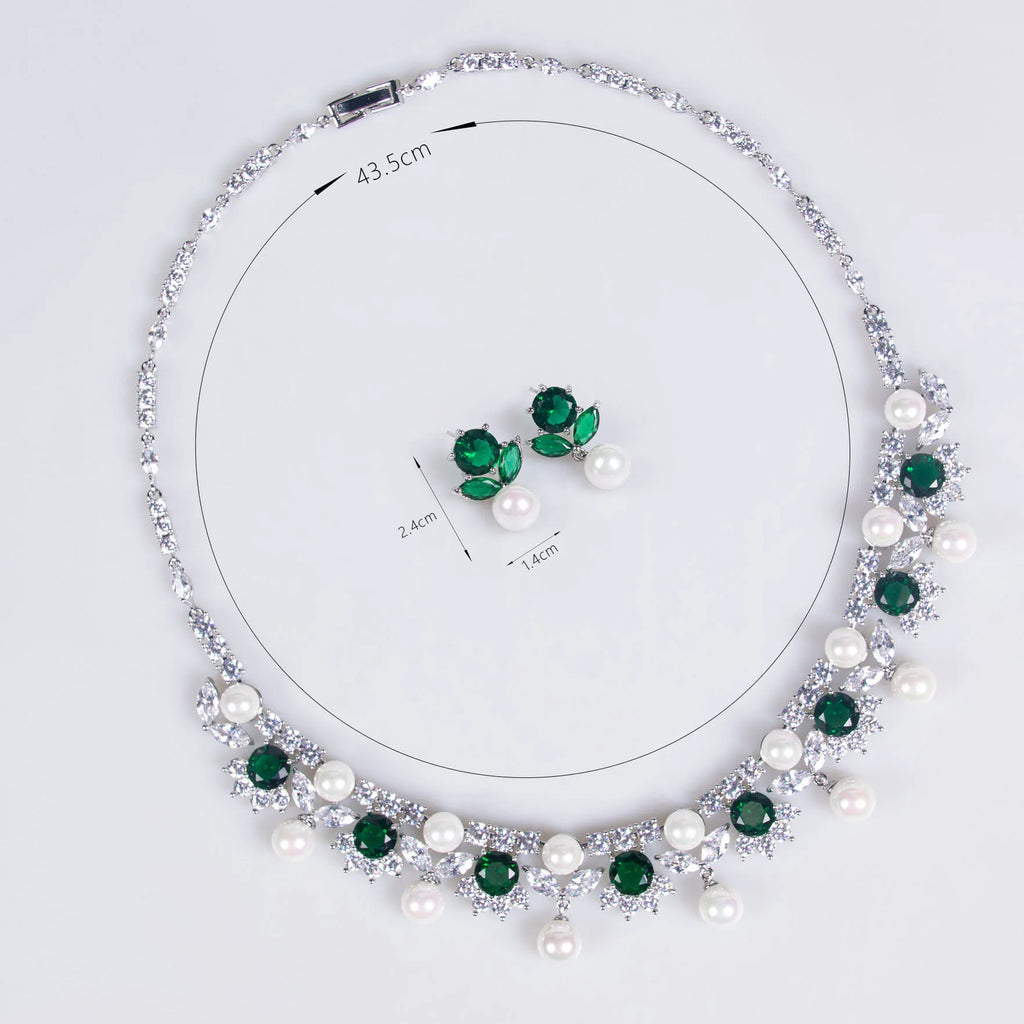 Glamorous Pearl Jewelry Set