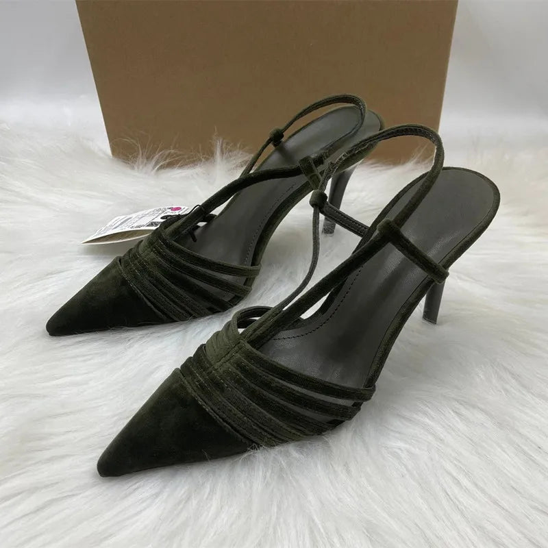 Elegant Pointed Toe Slingbacks