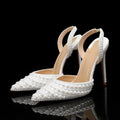 Glamorous Pearl Bridal Heels