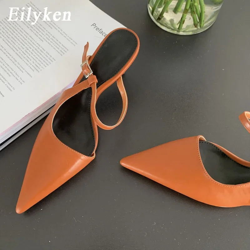 Elegant High Heel Mules