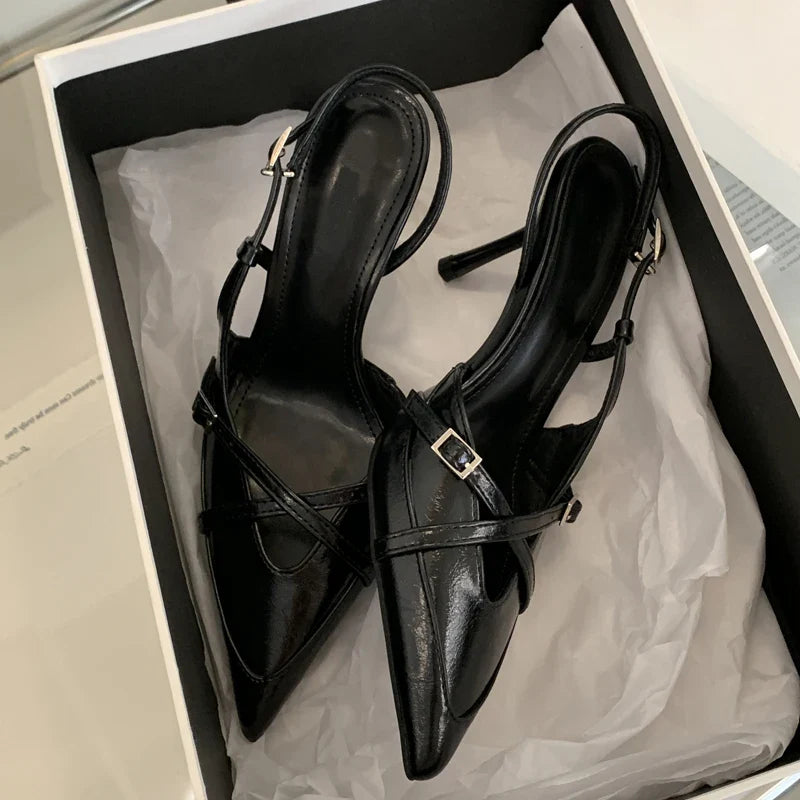 Elegant Party Slingback Heels