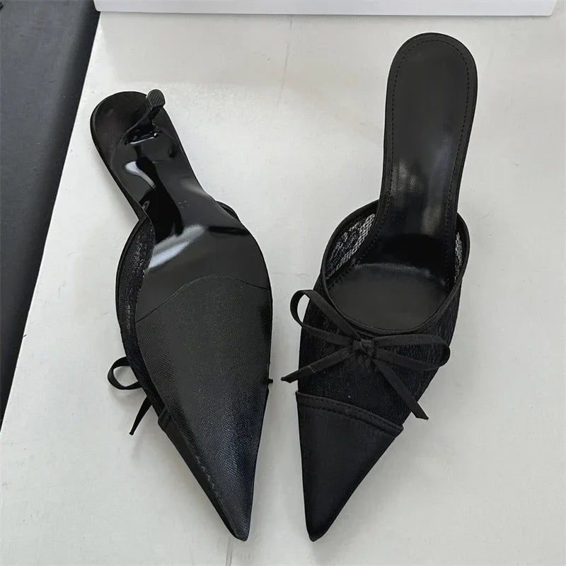 Chic Butterfly-Knot Heels