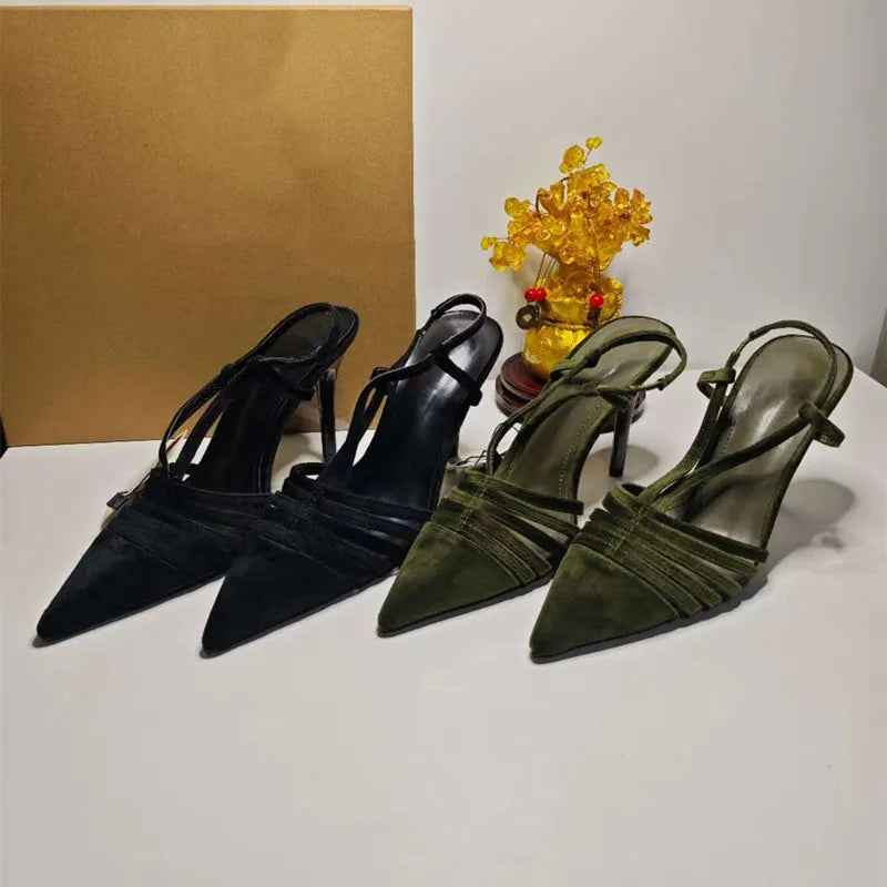 Elegant Pointed Toe Slingbacks