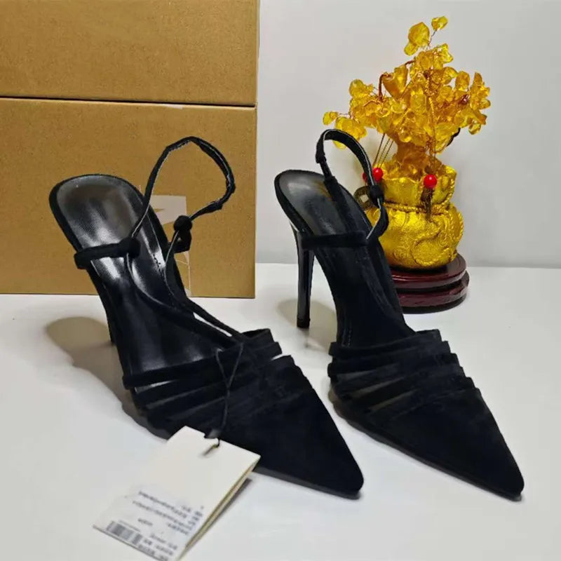 Elegant Pointed Toe Slingbacks