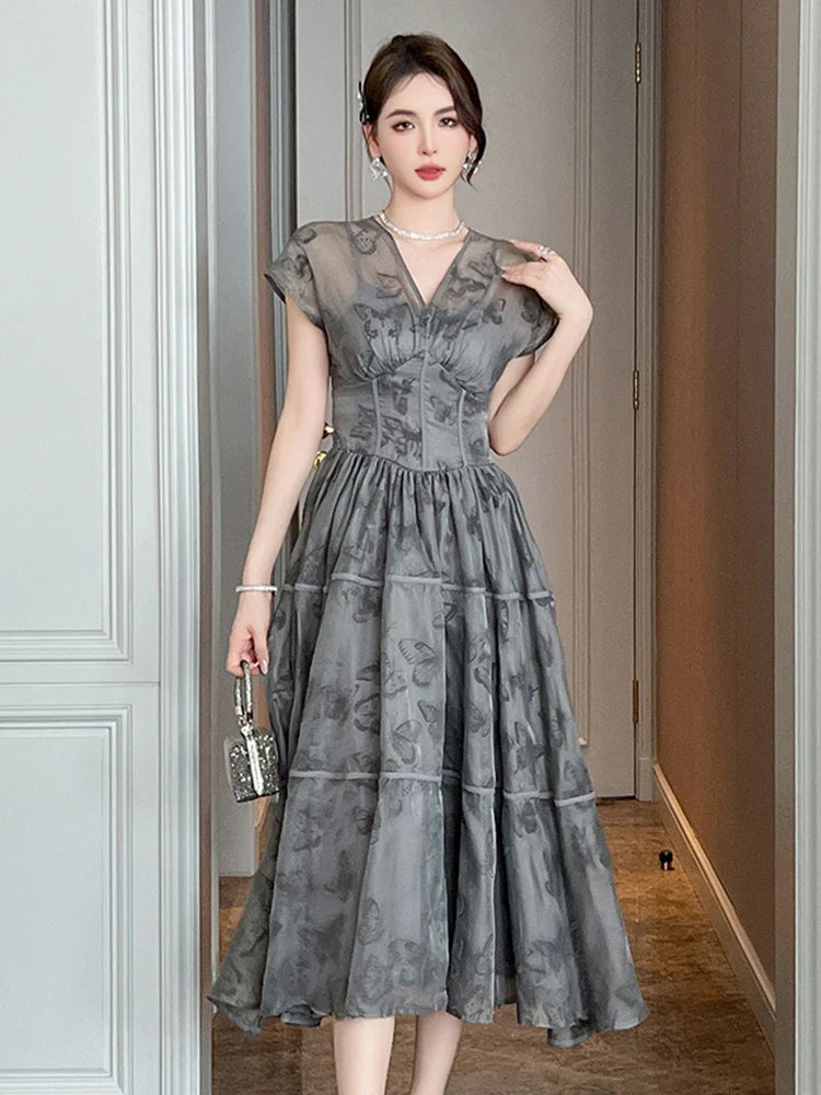 Elegant French Party Dress
