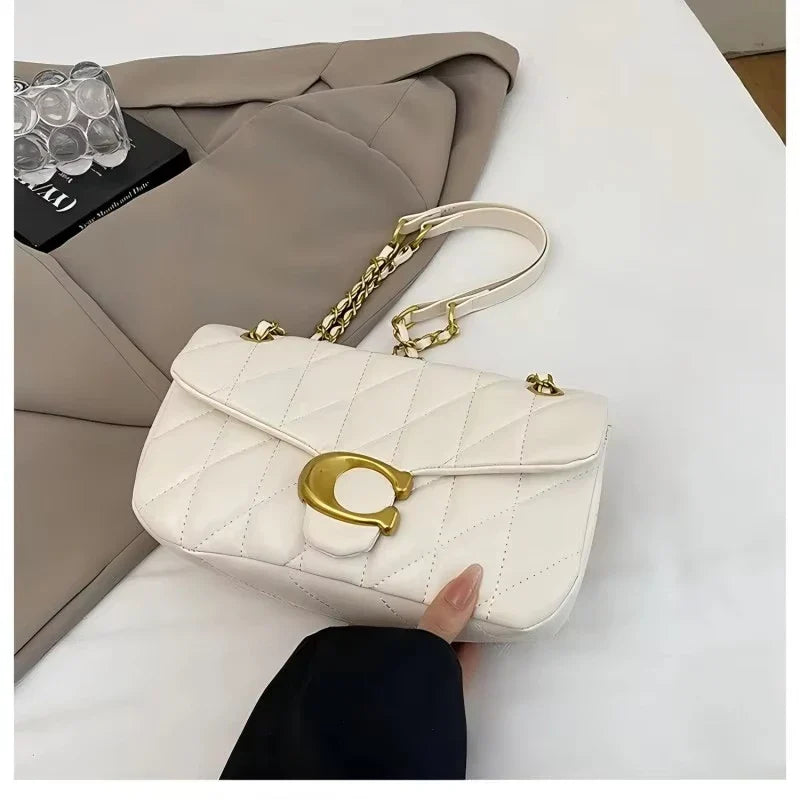 Chic Diamond Chain Shoulder Bag