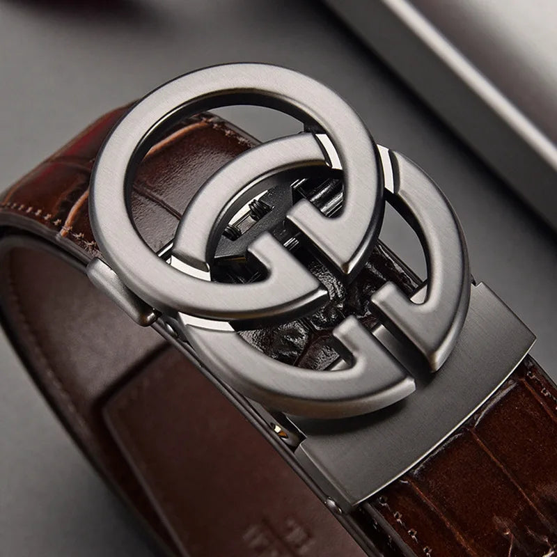Automatic Leather Belt for Men