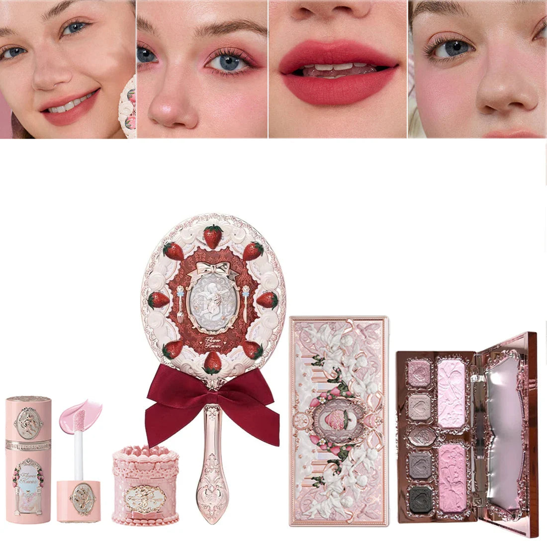 Strawberry Velvet Glow Set
