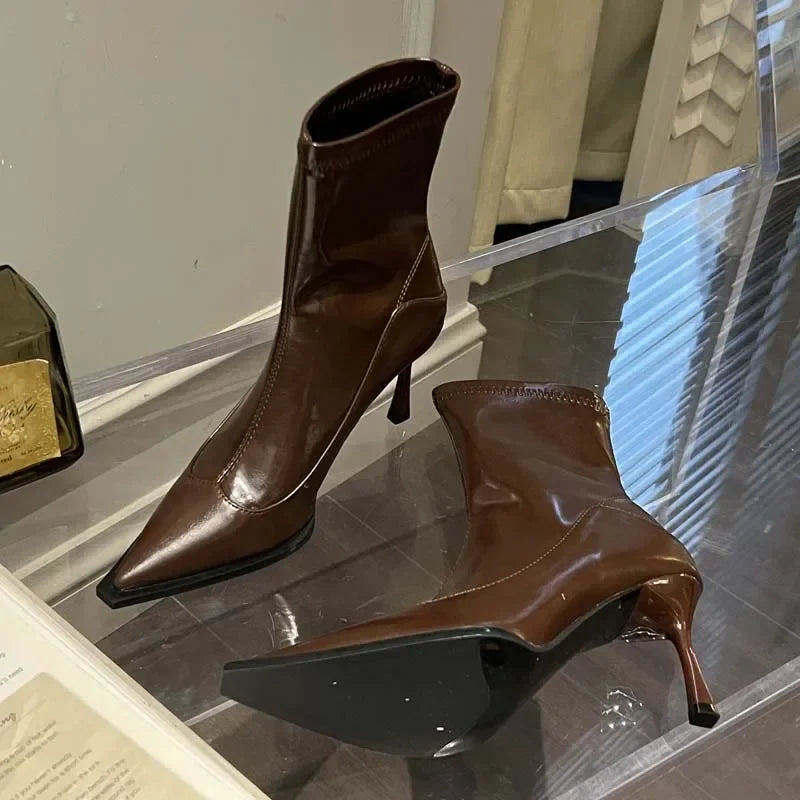 Elegant Women's High Heel Boots