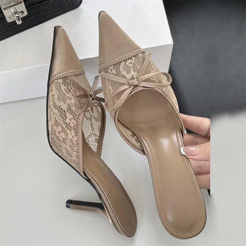 Chic Butterfly-Knot Heels