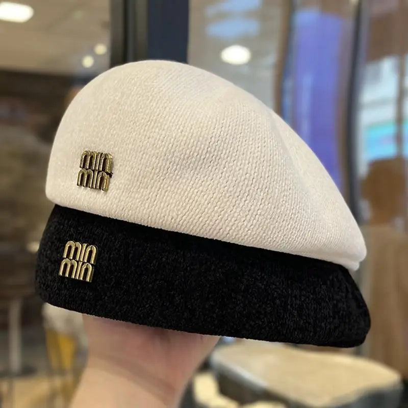 Y2K Cozy Knit Beret