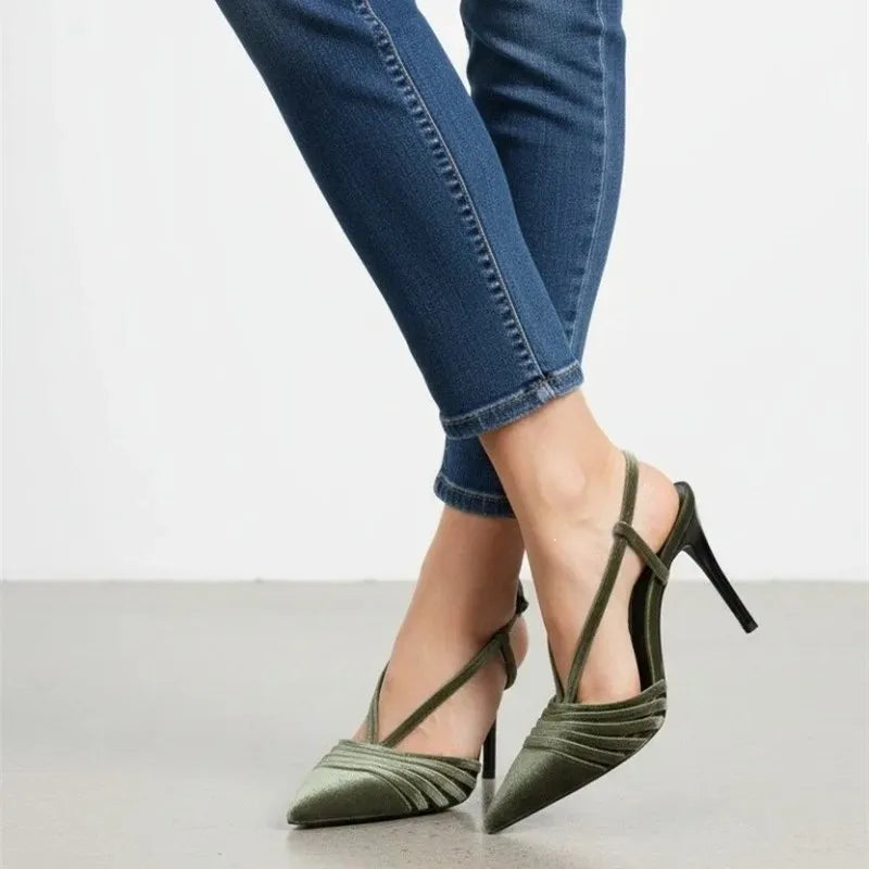 Elegant Pointed Toe Slingbacks