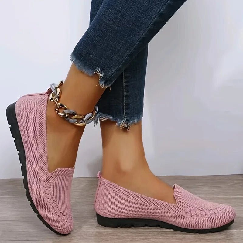 Comfy Knit Loafers for Women