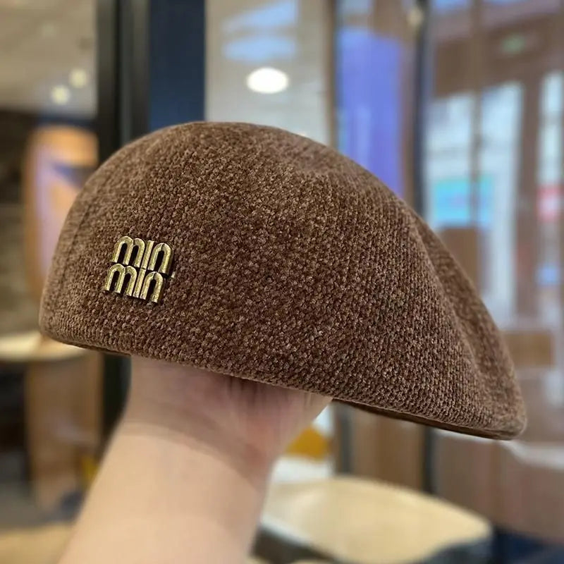 Y2K Cozy Knit Beret