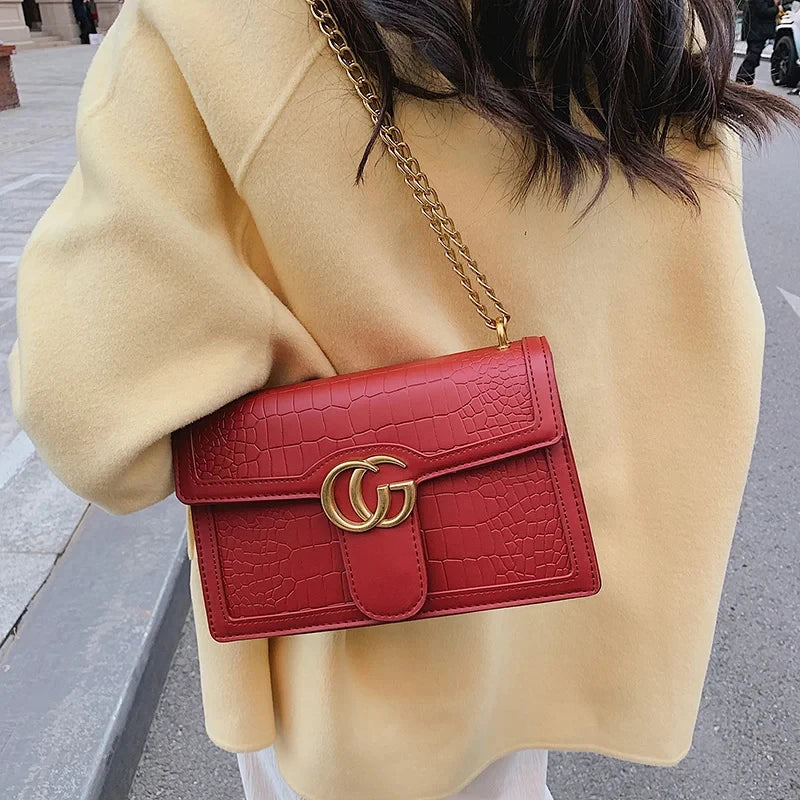 Designer Inspired Chain  Bag