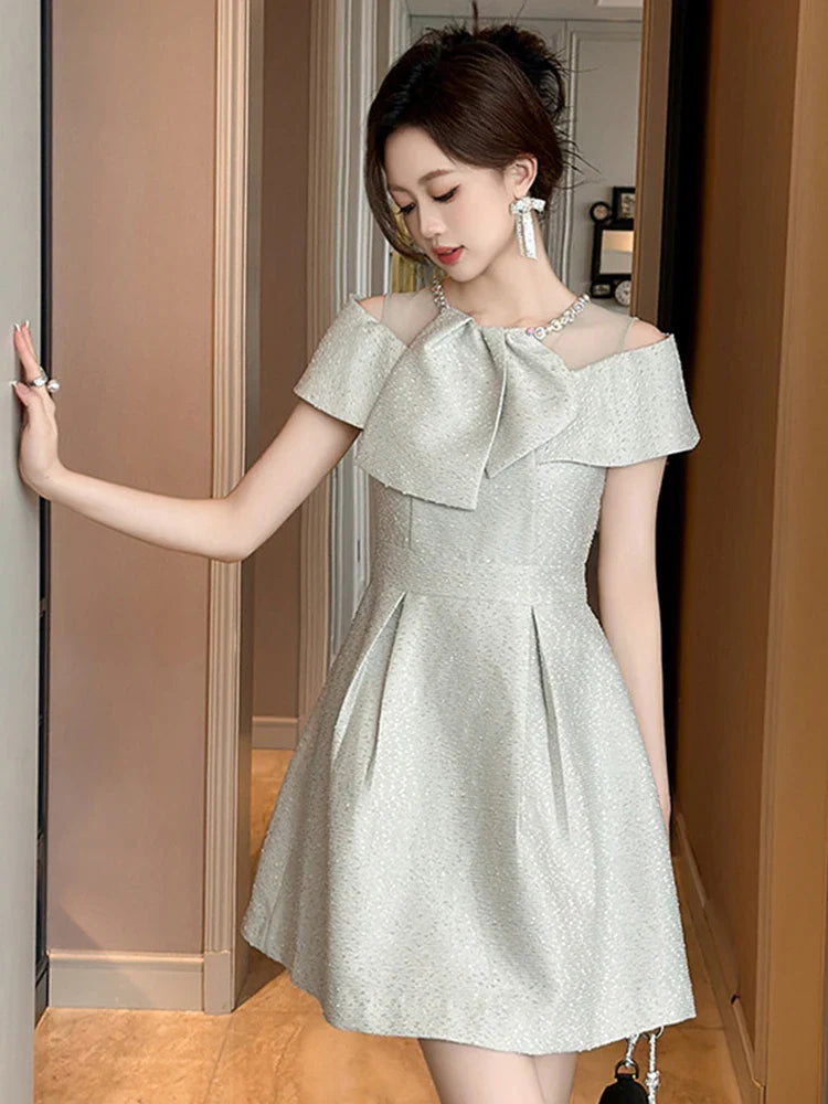 Chic Off-Shoulder Party Dress