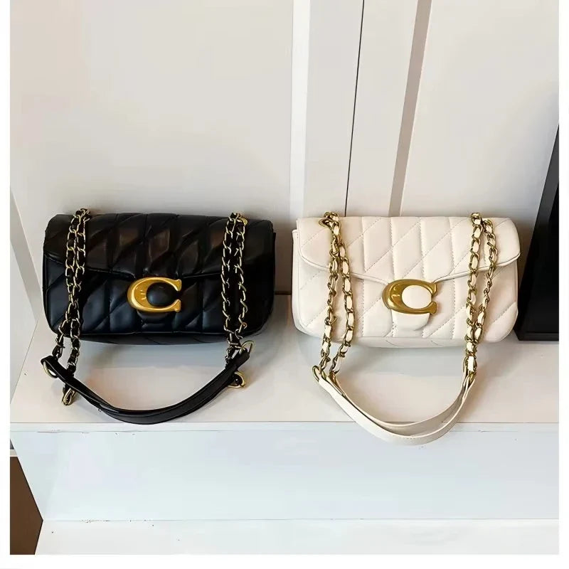 Chic Diamond Chain Shoulder Bag