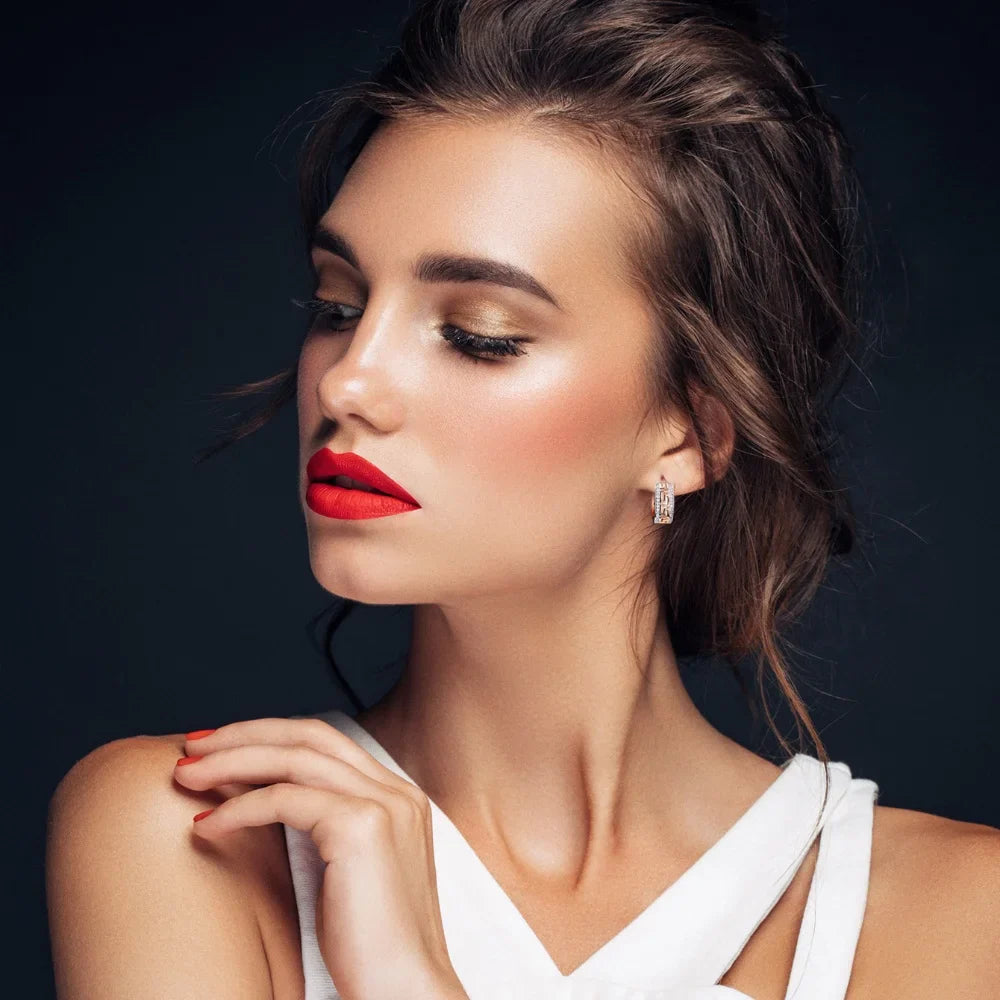 Radiant Gold Hoop Earrings