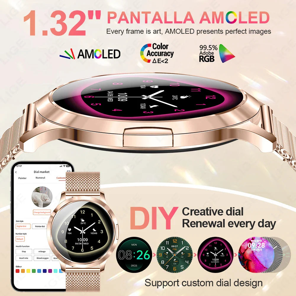 LIGE Women's Smart Watch