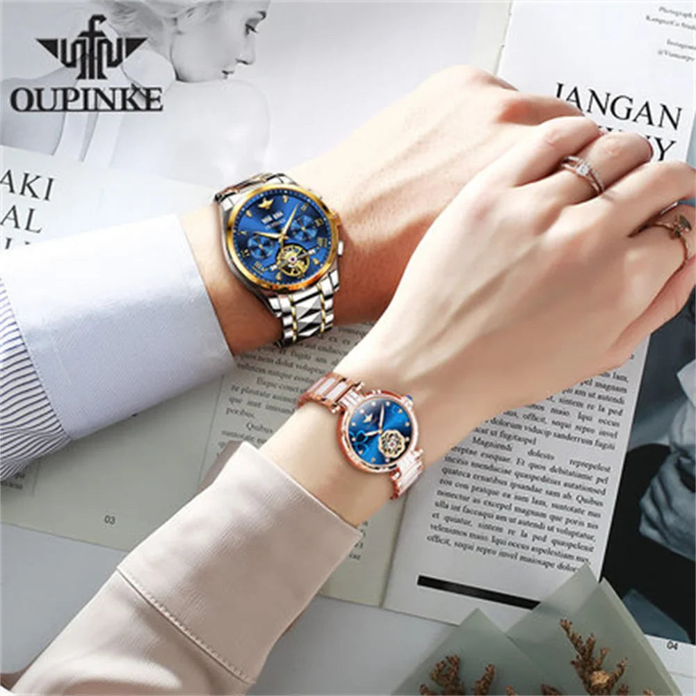 Elegant Harmony Couple Watches