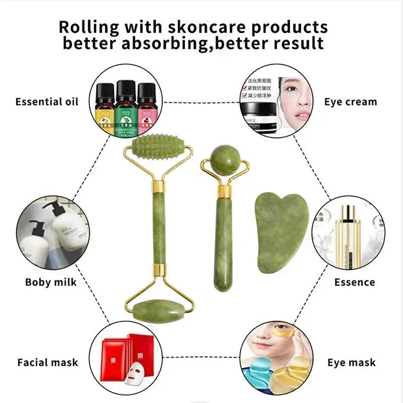 Radiant Glow Jade Roller