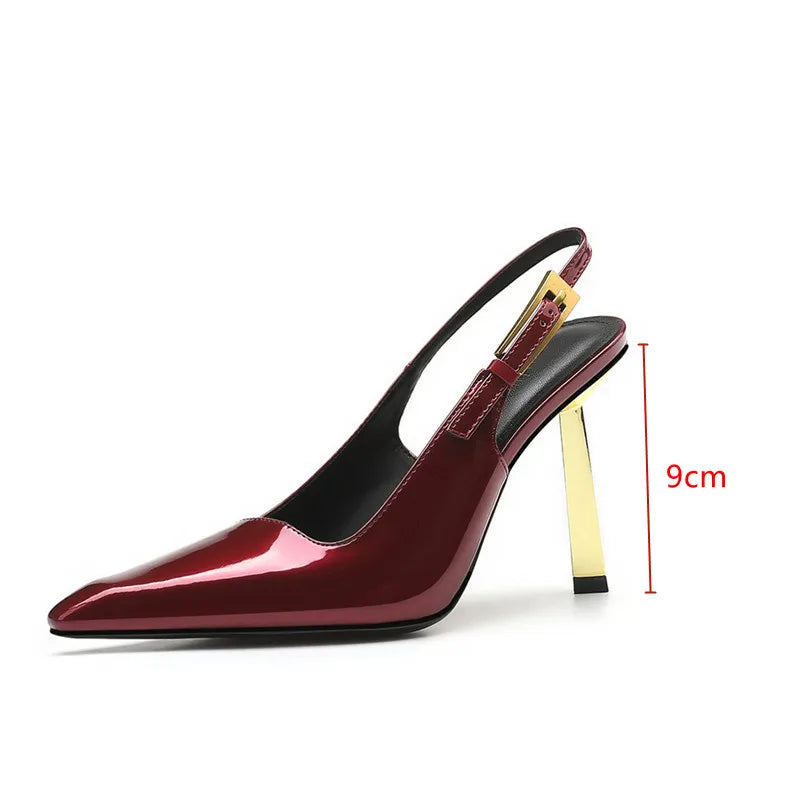 Elegant Summer Slingback Heels