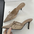 Chic Butterfly-Knot Heels