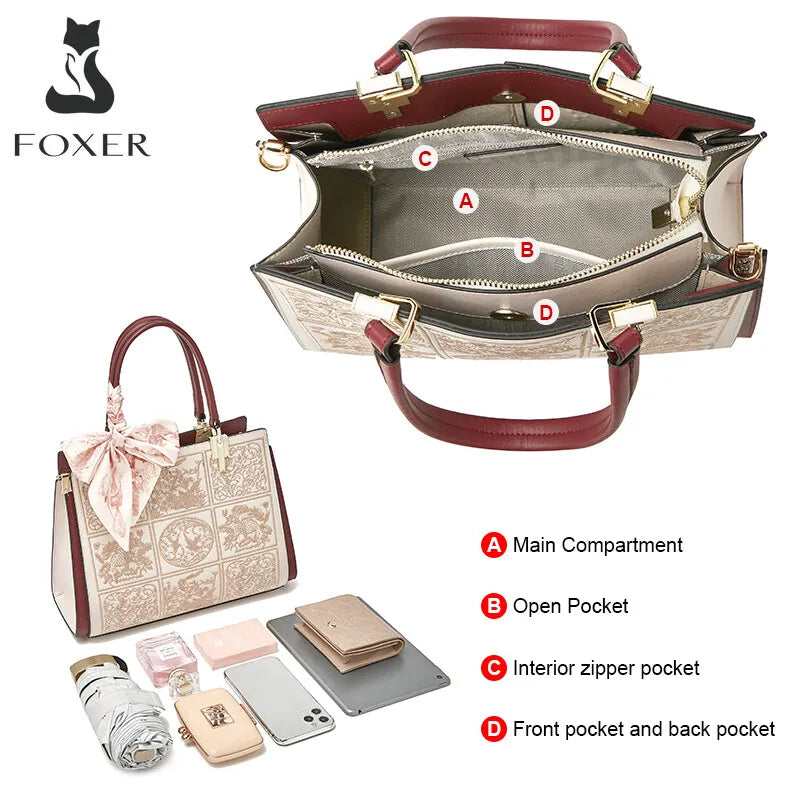 Elegant Silk Scarf Tote Bag