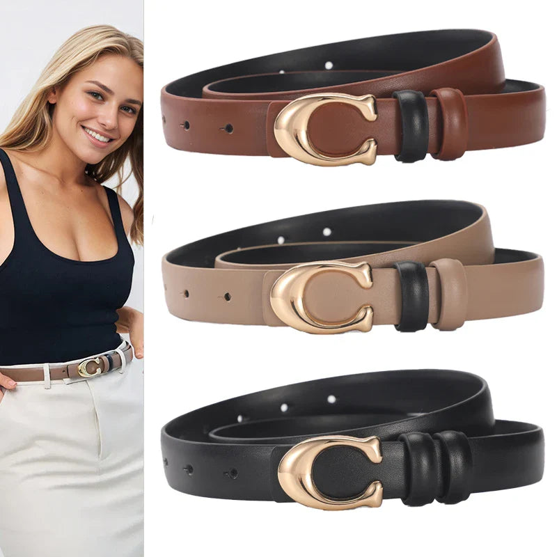 Elegant Double-Sided Women's Belt