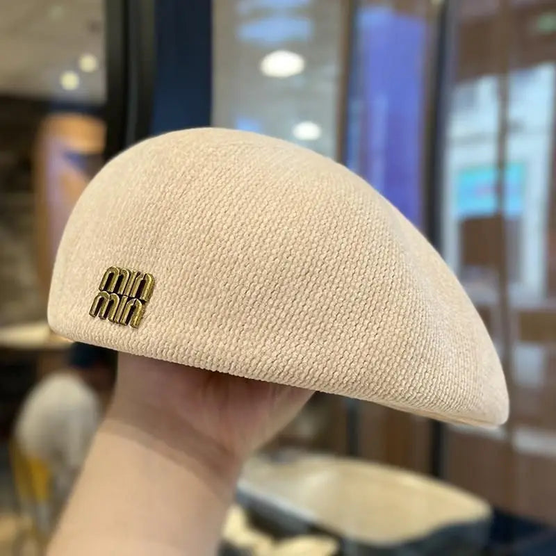 Y2K Cozy Knit Beret
