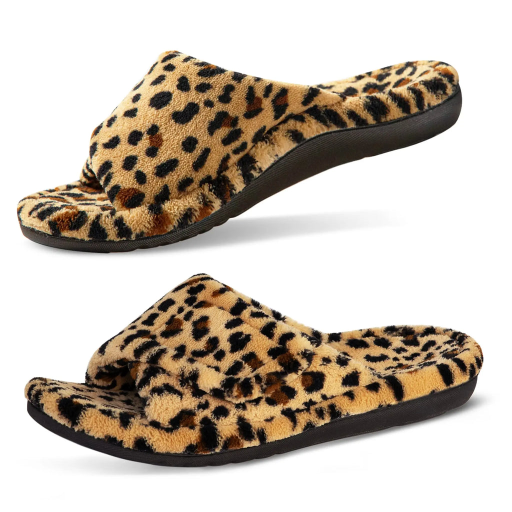 Cozy Open-Toe Slippers