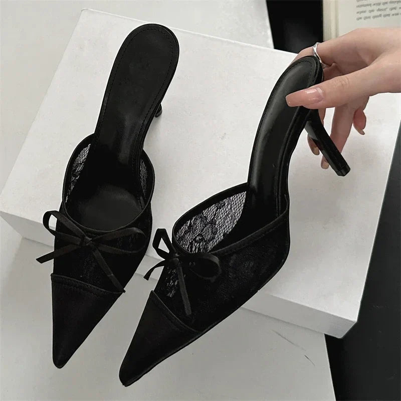 Chic Butterfly-Knot Heels
