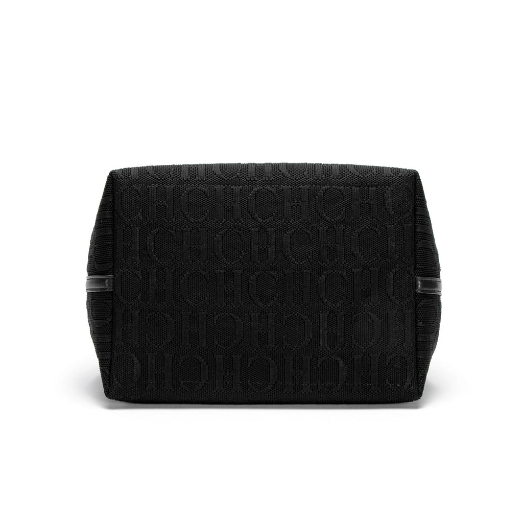 Black Chic Knitted Tote Bag