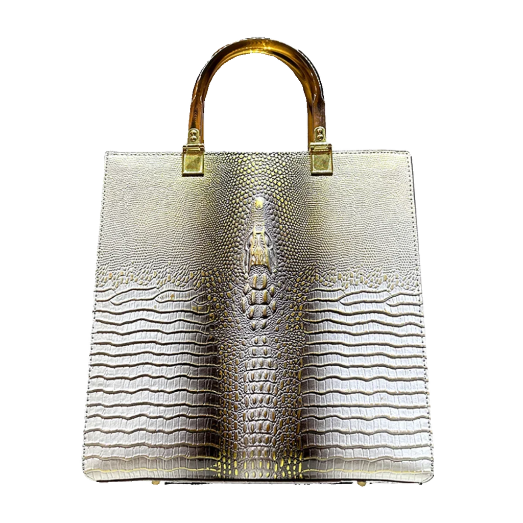 Chic Crocodile Leather Handbag