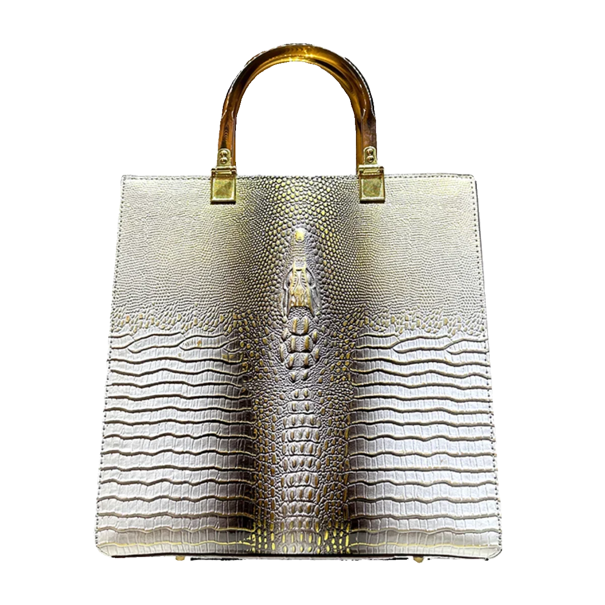 Chic Crocodile Leather Handbag