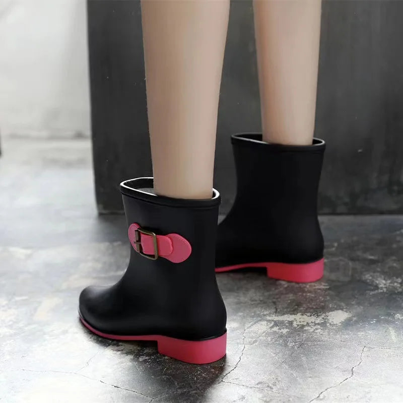 Chic Waterproof Rain Boots