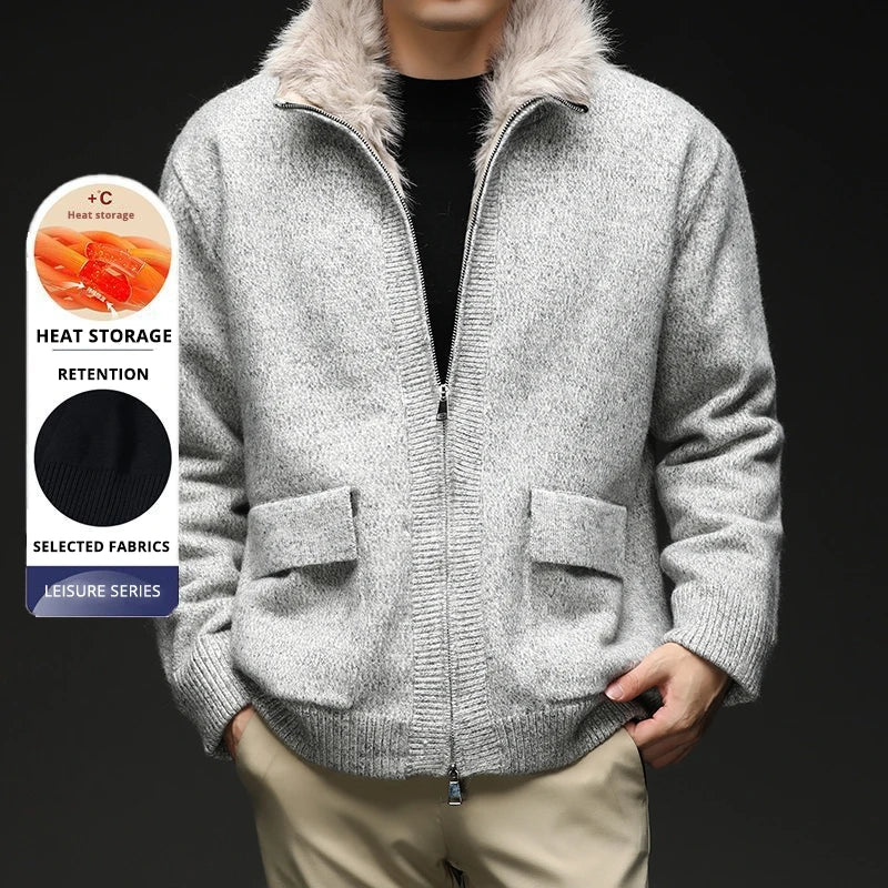 Cozy Men's Fur-Lined Parka