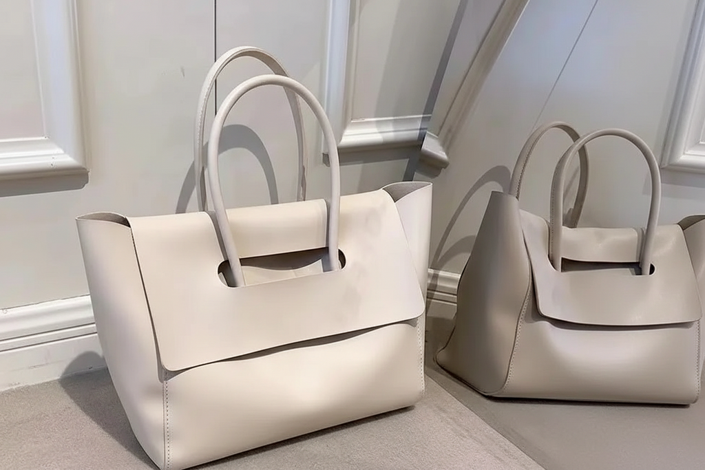 Classic  Style Leather Tote Bag