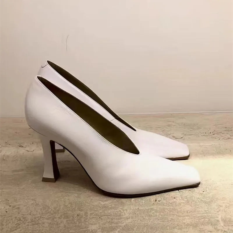 Elegant Women's Leather Pumps