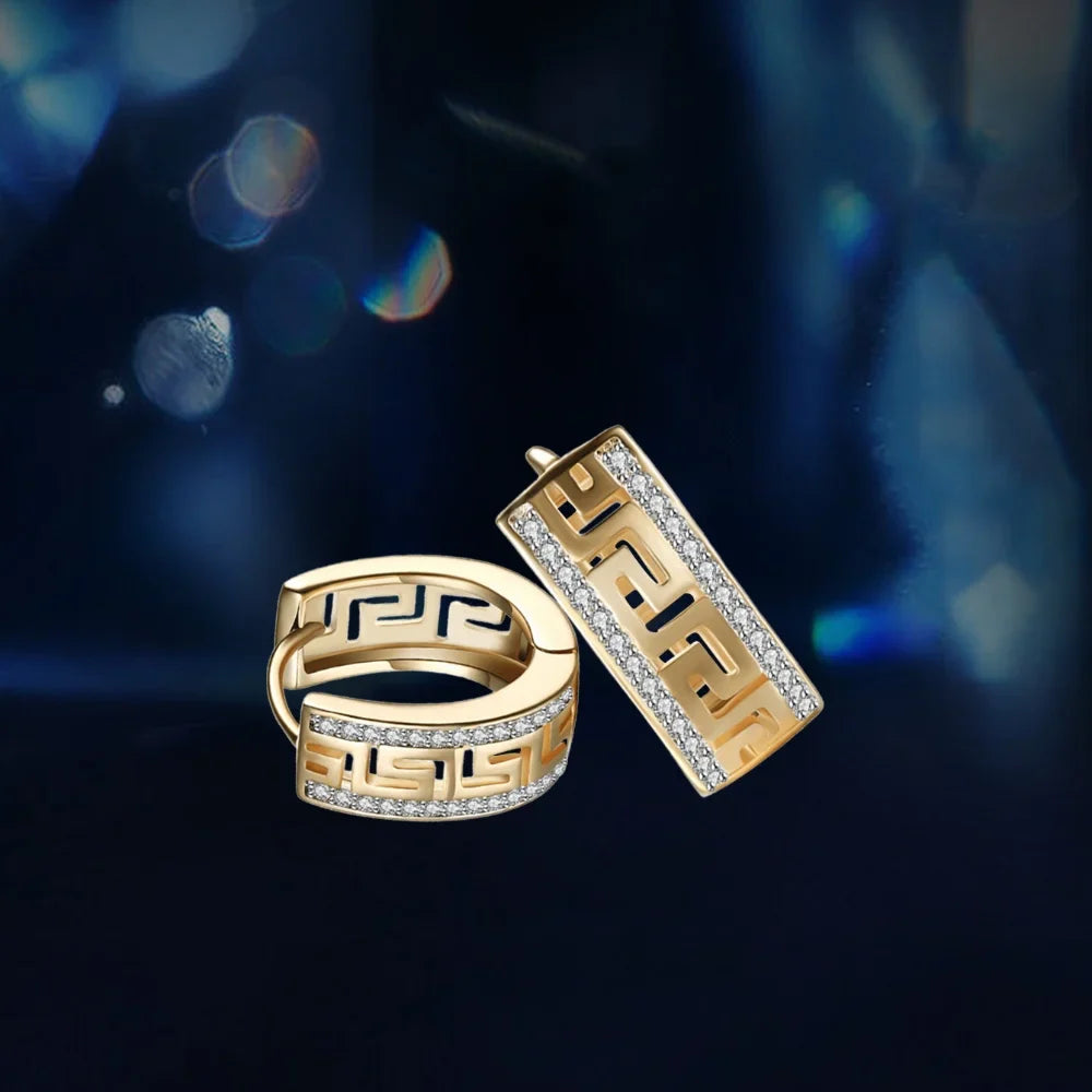Radiant Gold Hoop Earrings