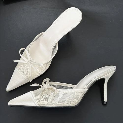 Chic Butterfly-Knot Heels