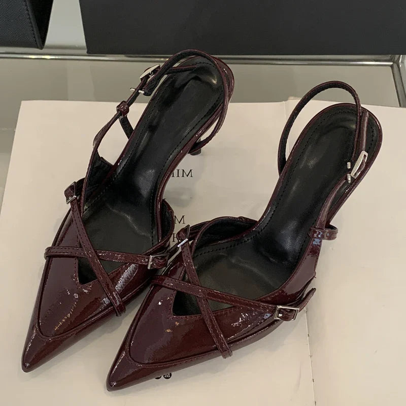 Elegant Party Slingback Heels