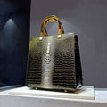 Chic Crocodile Leather Handbag