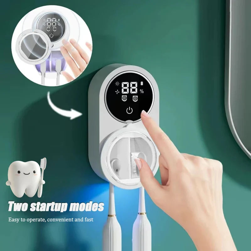 Smart Wall Toothbrush Organizer