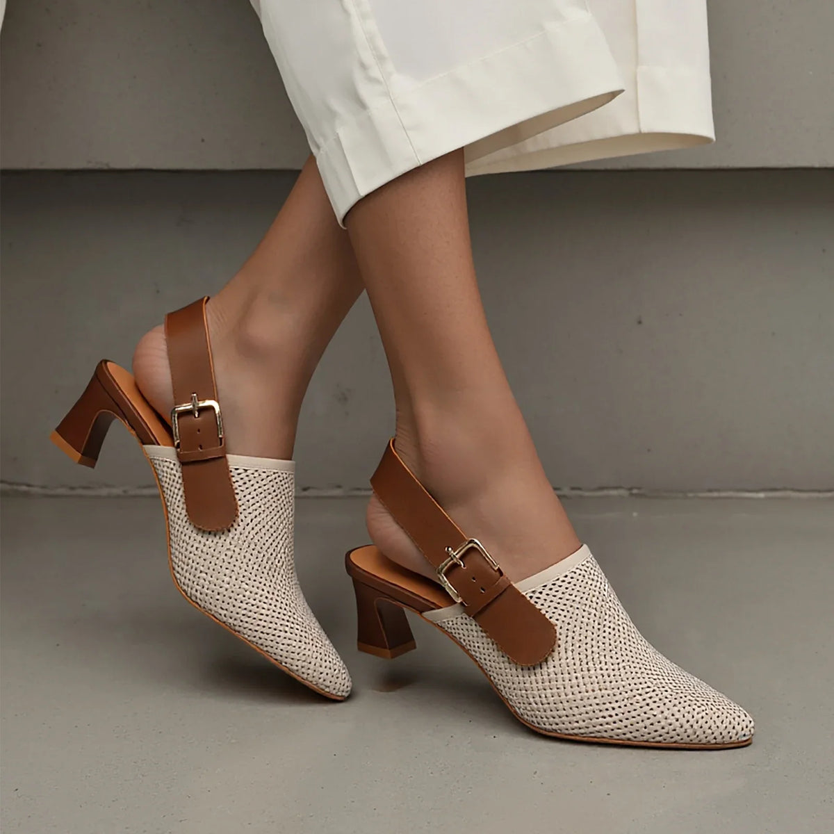 Chic Comfort Leather Sandals